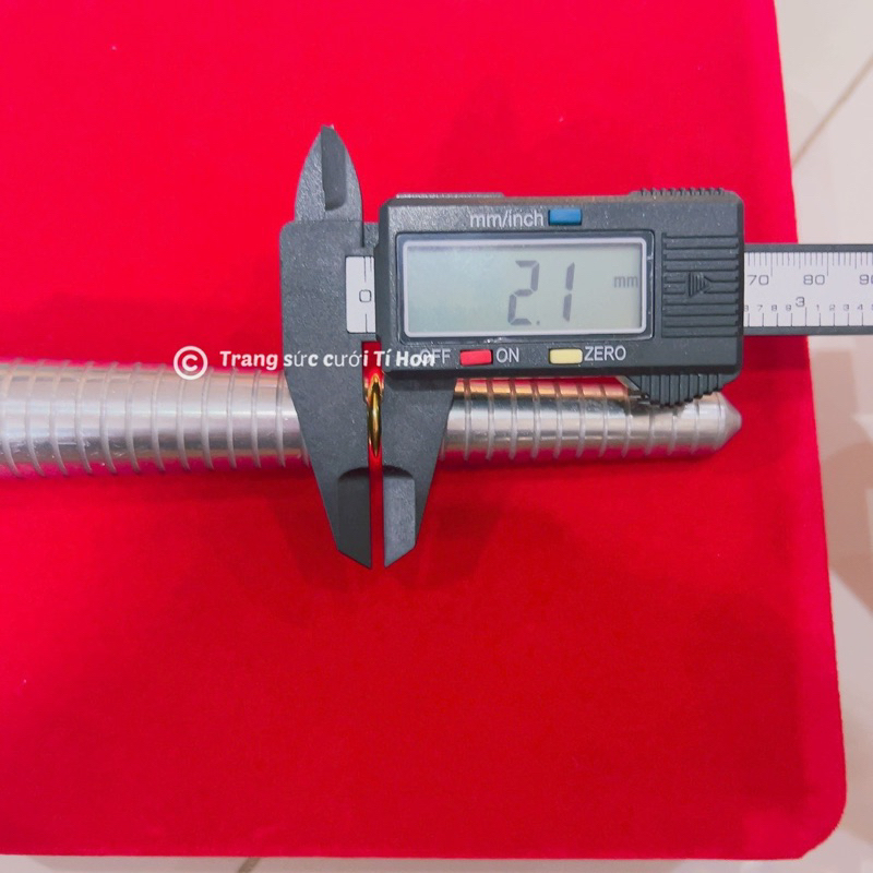 Nhẫn trơn mô phỏng nhẫn 5 phân xi 24k bền màu có đóng 9999