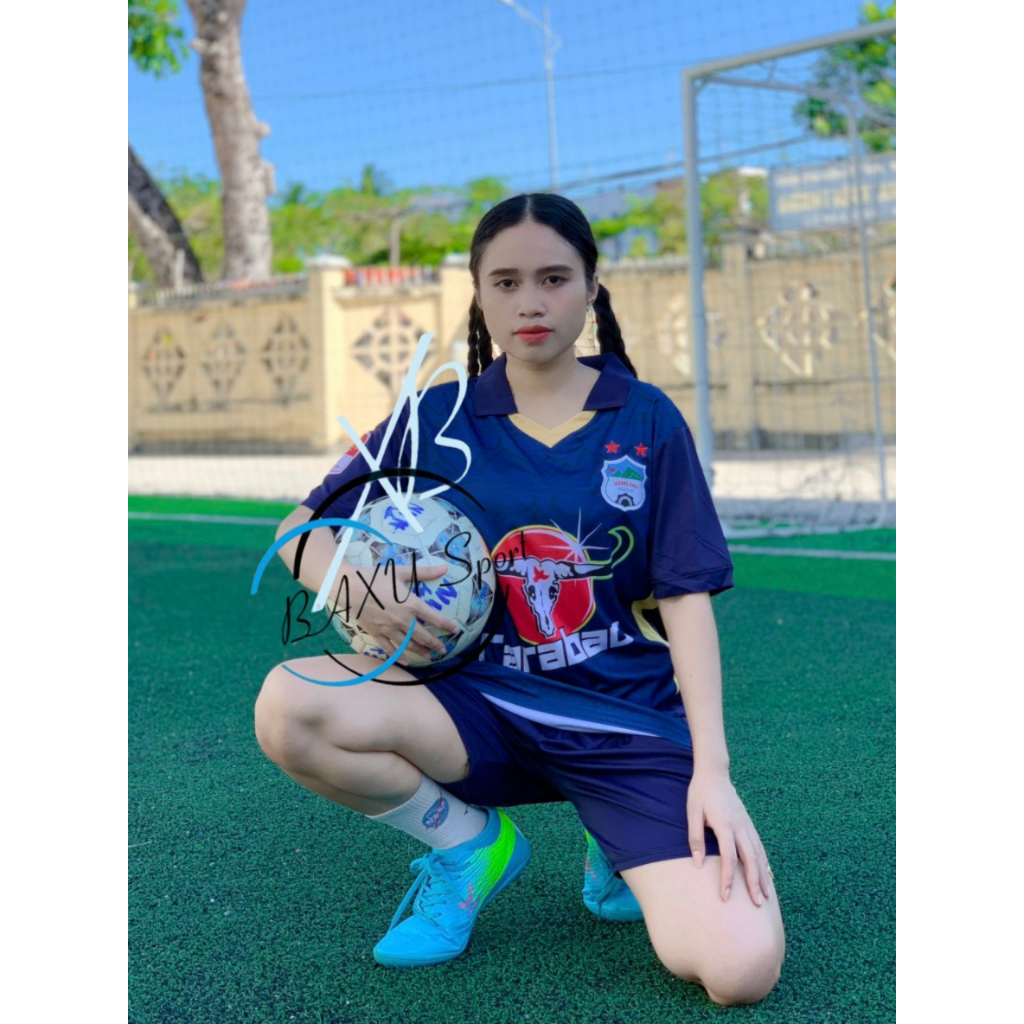 ÁO BÓNG ĐÁ HOÀNG ANH GIA LAI 2024 - BỘ QUẦN ÁO BÓNG ĐÁ HOÀNG ANH GIA LAI THUN LẠNH mẫu thật