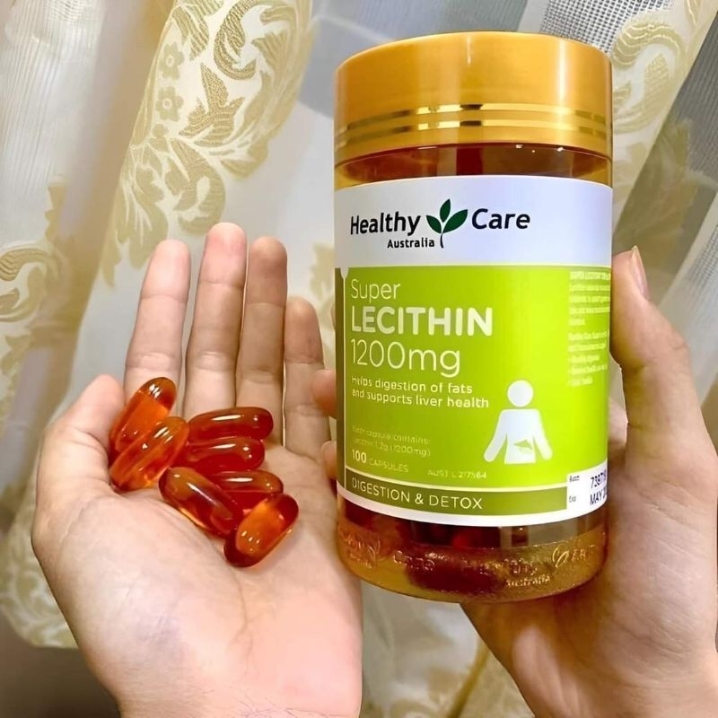 Mầm đậu nành Healthy Care Super Lecithin 1200mg tốt cho sinh lý nữ, mầm healthy care