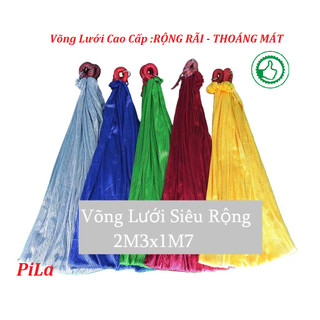 Võng lưới gúc đầu siêu rộng 2m3x1m7