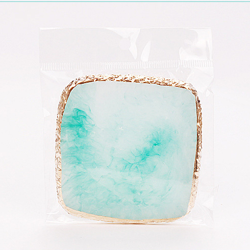 Đá cẩm thạch dạng Vuông pha sơn tán màu sơn gel decor làm đẹp trang trí tiệm nail