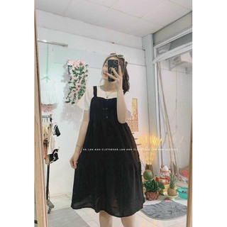 Váy bầu giả yếm - thiết kế hè xinh