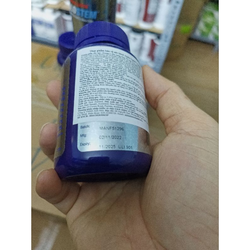 Viên uống colostem Alpha Lipid sữa non 60 viên - Tế bào gốc từ sữa non giúp trẻ hóa.