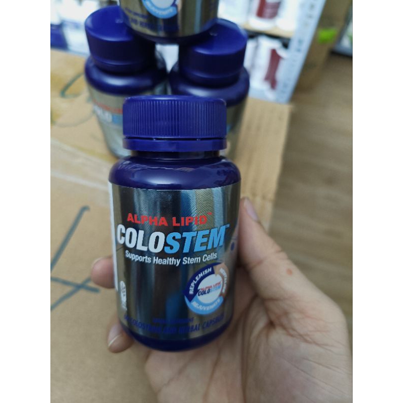 Viên uống colostem Alpha Lipid sữa non 60 viên - Tế bào gốc từ sữa non giúp trẻ hóa.