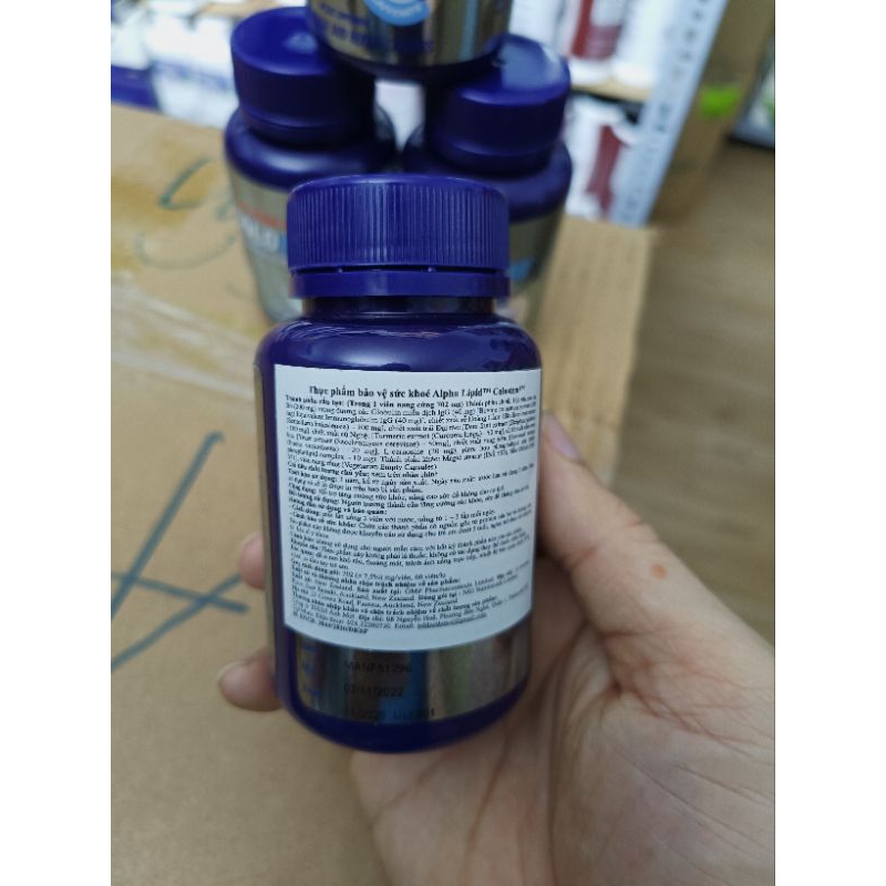 Viên uống colostem Alpha Lipid sữa non 60 viên - Tế bào gốc từ sữa non giúp trẻ hóa.