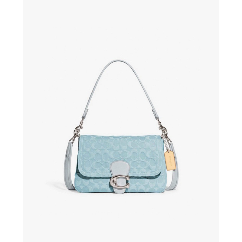 Túi đeo chéo Coach Soft Tabby chất dehim