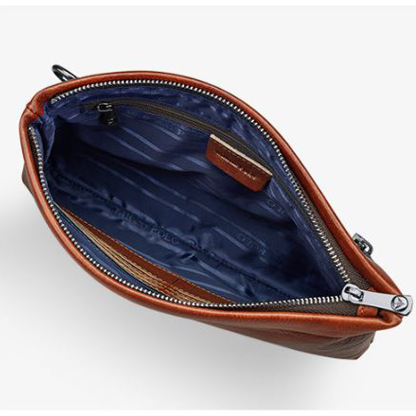 Túi kẹp nách nam cao cấp hàng hiệu WilliamPOLO chất liệu da Bò nguyên tấm - POLO 222173