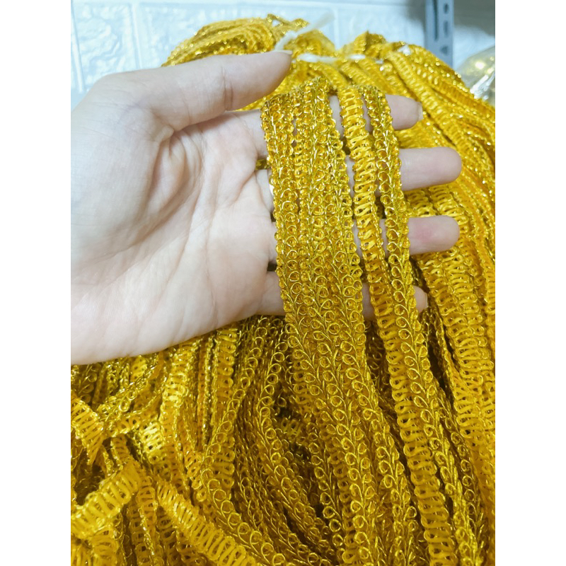 1m ren viền xương cá trang trí oản, tráp mã cao cấp | Phụ kiện trang trí