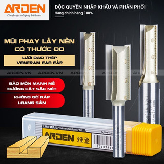 Mũi phay gỗ thẳng Arden Taiwan cốt 12mm
