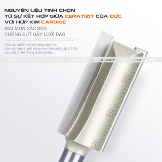 Mũi phay gỗ thẳng Arden Taiwan cốt 12mm
