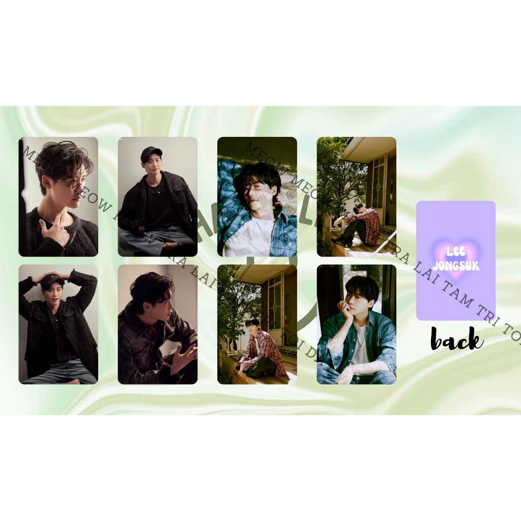 Set card bo góc Lee Jong Suk