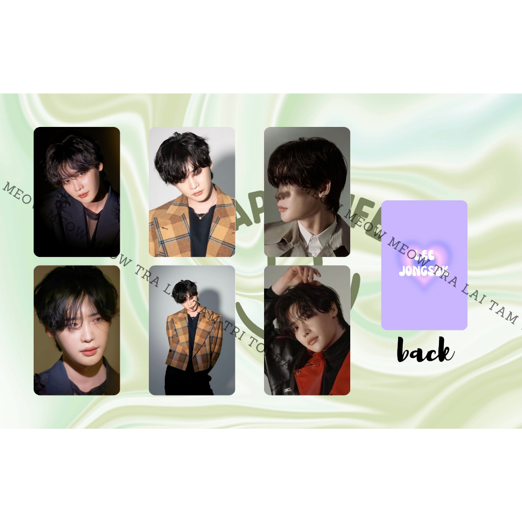 Set card bo góc Lee Jong Suk