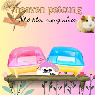 Nhà Tắm Vuông Nhựa Lớn Hamster Bear