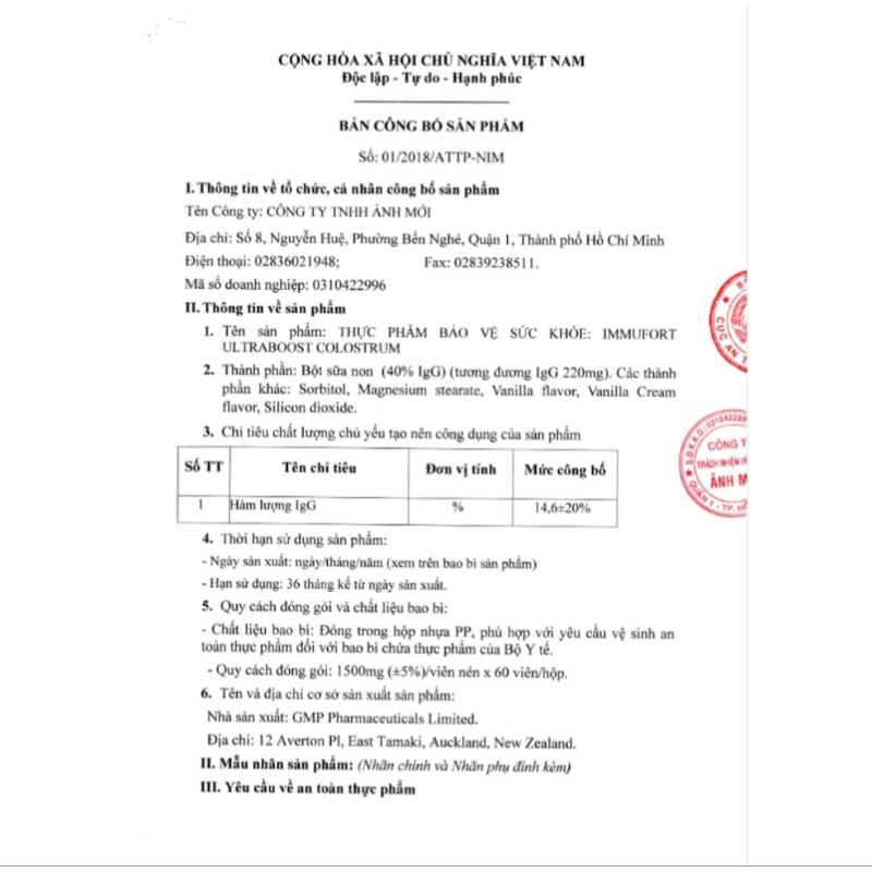 Sữa non dạng viên Colostrum Alpha Lipid sữa non giúp tăng cường kháng thể và tốt hệ tiêu hóa.