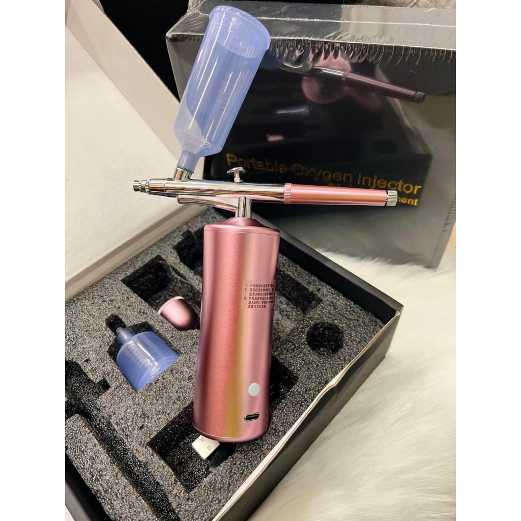 Súng phun oxy, máy phun sương tinh chất cho da bảo hành 12 tháng - Haispa