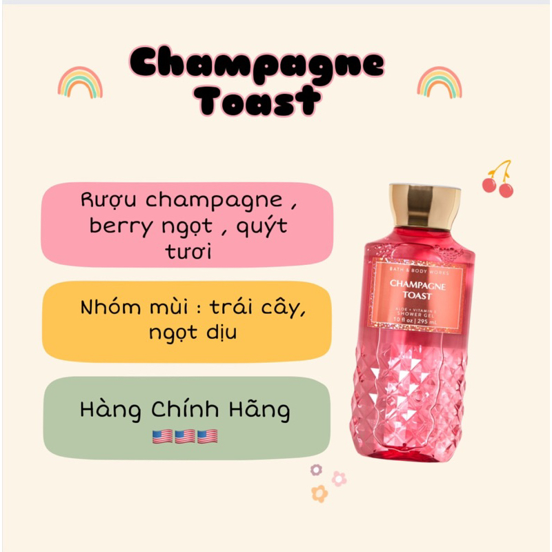 Sản Phẩm Sữa Tắm - Lotion - Body Mist Xịt Thơm Toàn Thân Bath & Body Works
