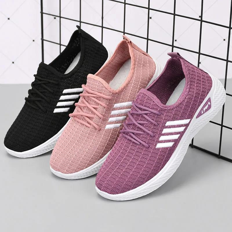 Giầy sneaker thể thao nữ Sport 029 nhiều màu 3 kẻ vải thoáng khí bền đẹp đi bộ, đi tập nhẹ êm chân - TN store