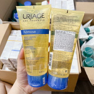 DẦU LÀM SẠCH CHO DA KHÔ, DA BỊ NGỨA, DA CƠ ĐỊA, CHÀM URIAGE XÉMOSE HUILE LAVANTE 200ML