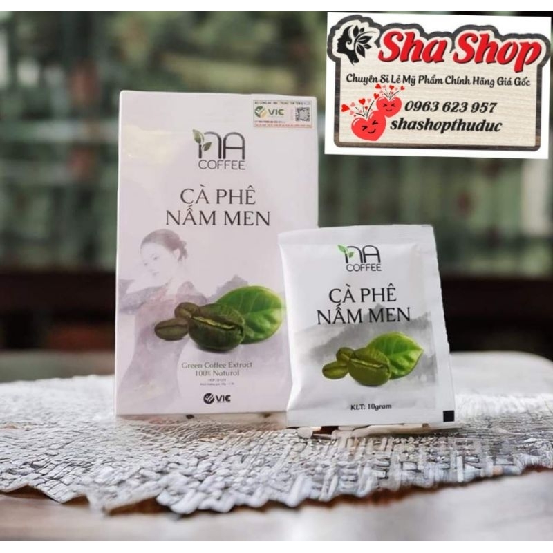 Cà Phê Nấm Men- Cà phê làm gầy chính hãng 100% ( hộp 12 gói)