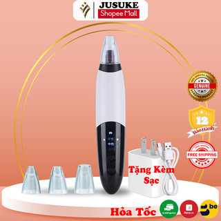 Máy hút mụn JUSUKE loại bỏ mụn đầu đen mụn cám lực hút mạnh bảo hành 12 tháng