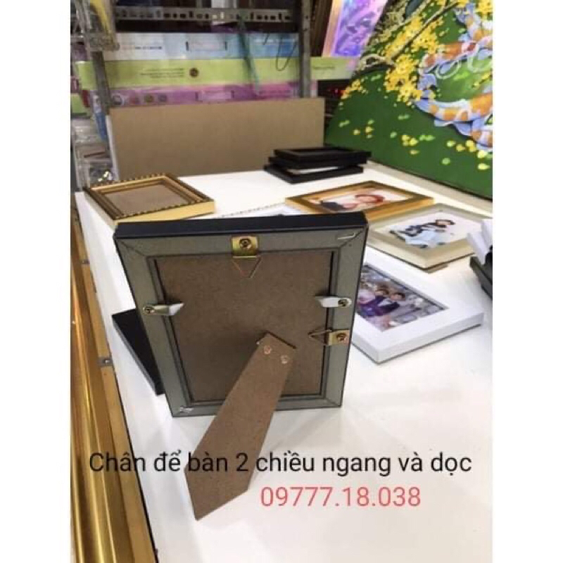Khung ảnh 13x18 để bàn và treo tường cao cấp mặt kính đẹp giá rẻ.