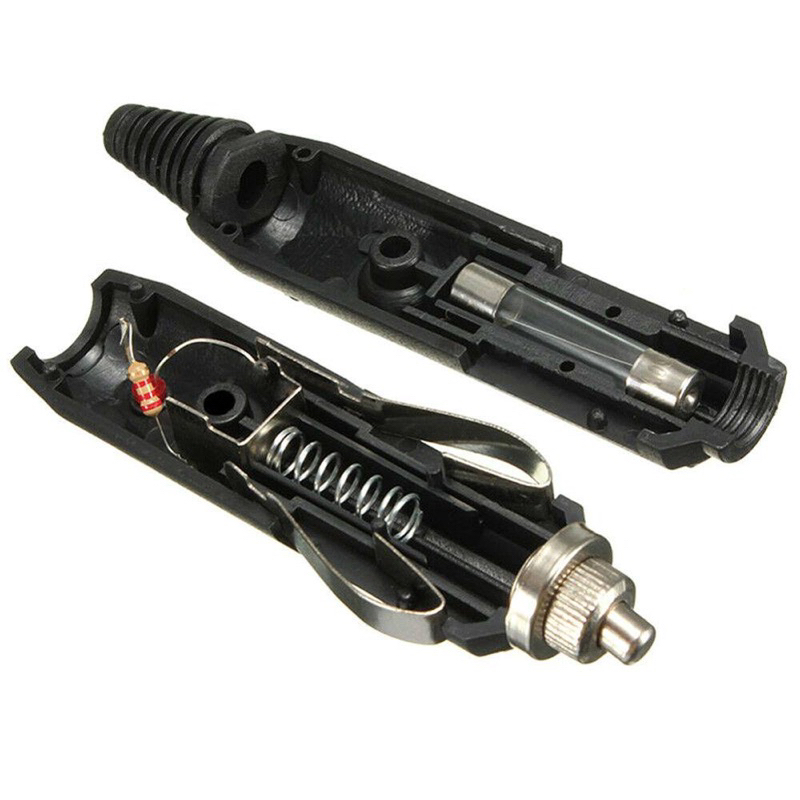 Jack Cắm Nguồn Điện Ôtô Xe Máy 12V-24V 120W Đuôi Đực, Jack Tẩu Cắm Trên Ô Tô Đầu Đực