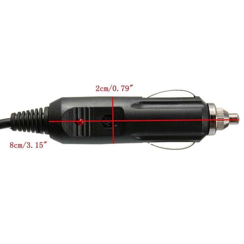 Jack Cắm Nguồn Điện Ôtô Xe Máy 12V-24V 120W Đuôi Đực, Jack Tẩu Cắm Trên Ô Tô Đầu Đực