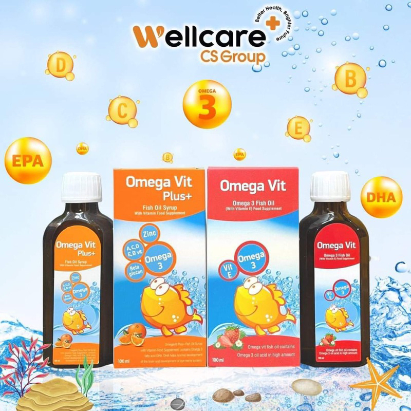 Omega Vít Plus bổ sung omega DHA tinh khiết cho bé giúp não booj phát triển, bé nhanh nói, thông minh nhanh nhen