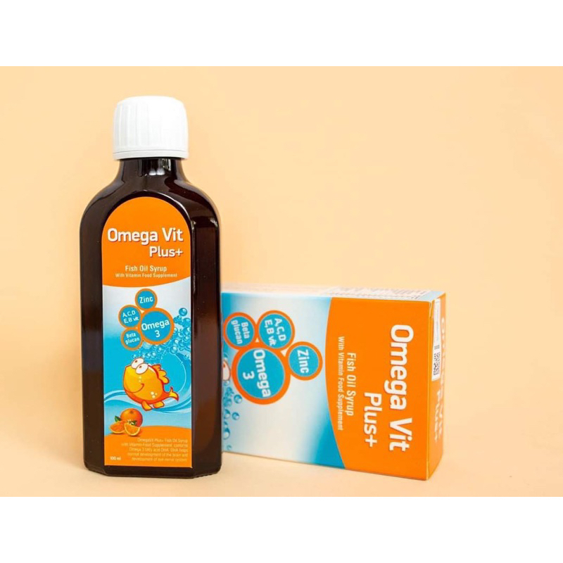 Omega Vít Plus bổ sung omega DHA tinh khiết cho bé giúp não booj phát triển, bé nhanh nói, thông minh nhanh nhen