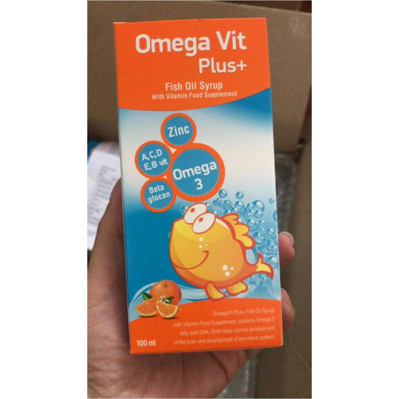 Omega Vít Plus bổ sung omega DHA tinh khiết cho bé giúp não booj phát triển, bé nhanh nói, thông minh nhanh nhen
