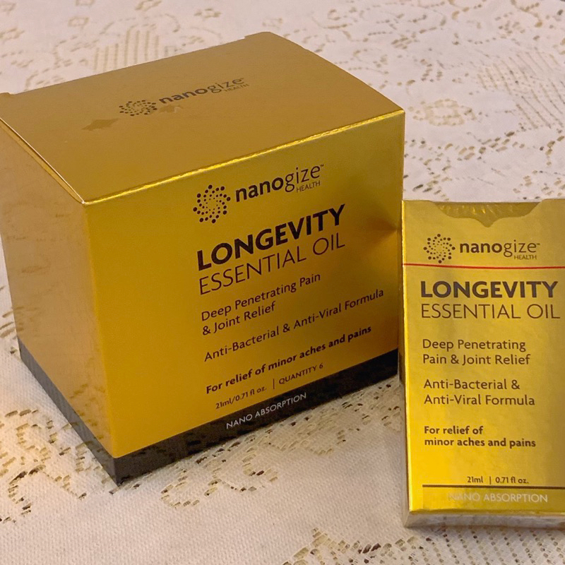 [HÀNG MỸ] Dầu vàng Longevity essential oil (nanogize)