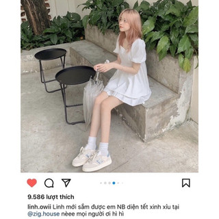 (Ảnh Thật) Giày New Pro Xanh Nhạt