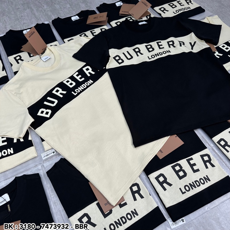 Áo thun BBR phối màu hàng chuẩn loại 1 full bao bì tag mác