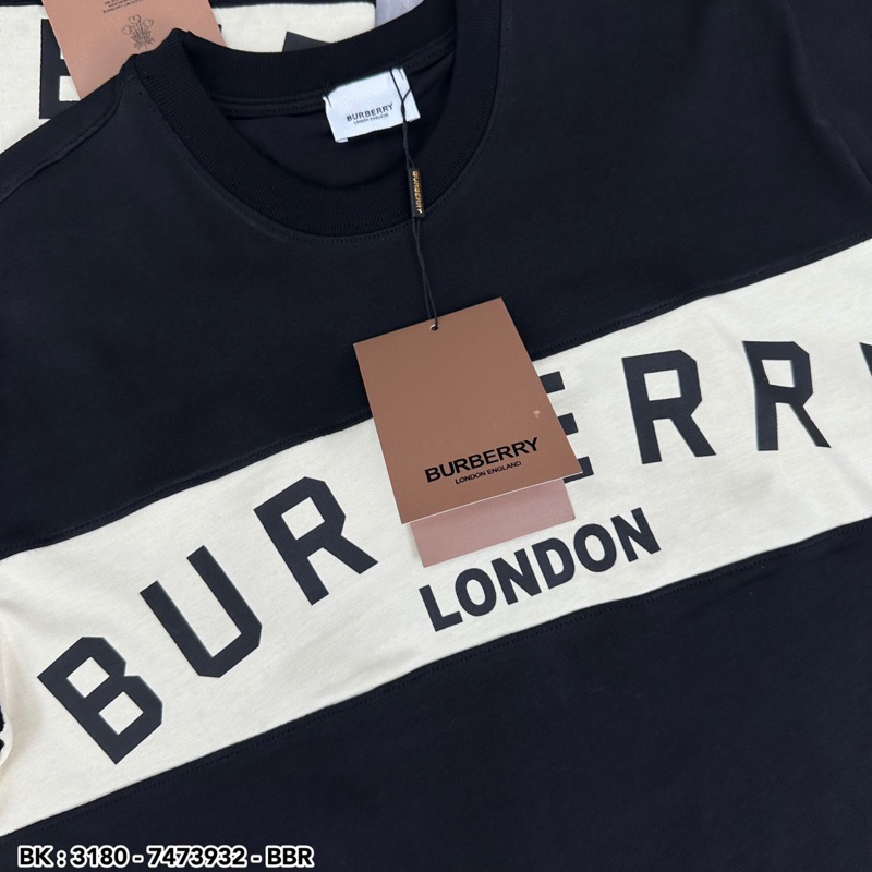 Áo thun BBR phối màu hàng chuẩn loại 1 full bao bì tag mác