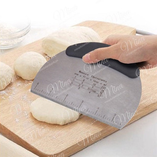 Vét Bột/Cắt Bột Inox cán silicone