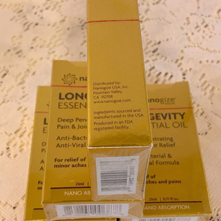 [HÀNG MỸ] Dầu vàng Longevity essential oil (nanogize)