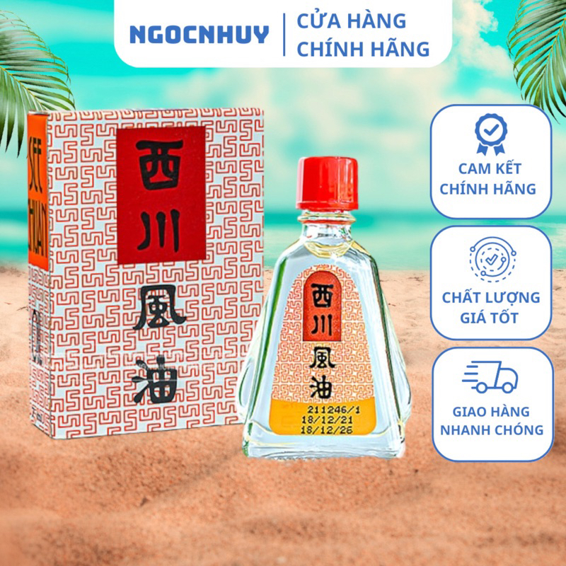 Dầu Gió Nước Trắng See Chuan Oil Thái Lan Chai 3ml-7ml