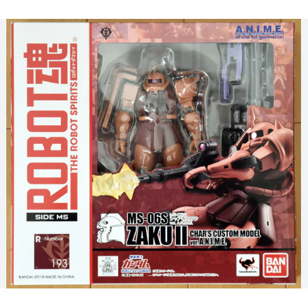 Mô Hình ROBOT SPIRITS MS-06S ZAKU II CHAR'S CUSTOM VER. A.N.I.M.E Bandai