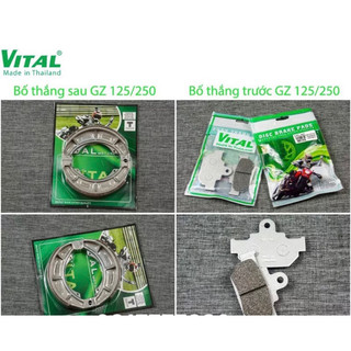 Bố thắng suzuki gz125 truớc sau >> hiệu vital - má phanh xe máy, bố thắng đĩa vital chính hãng thái lan