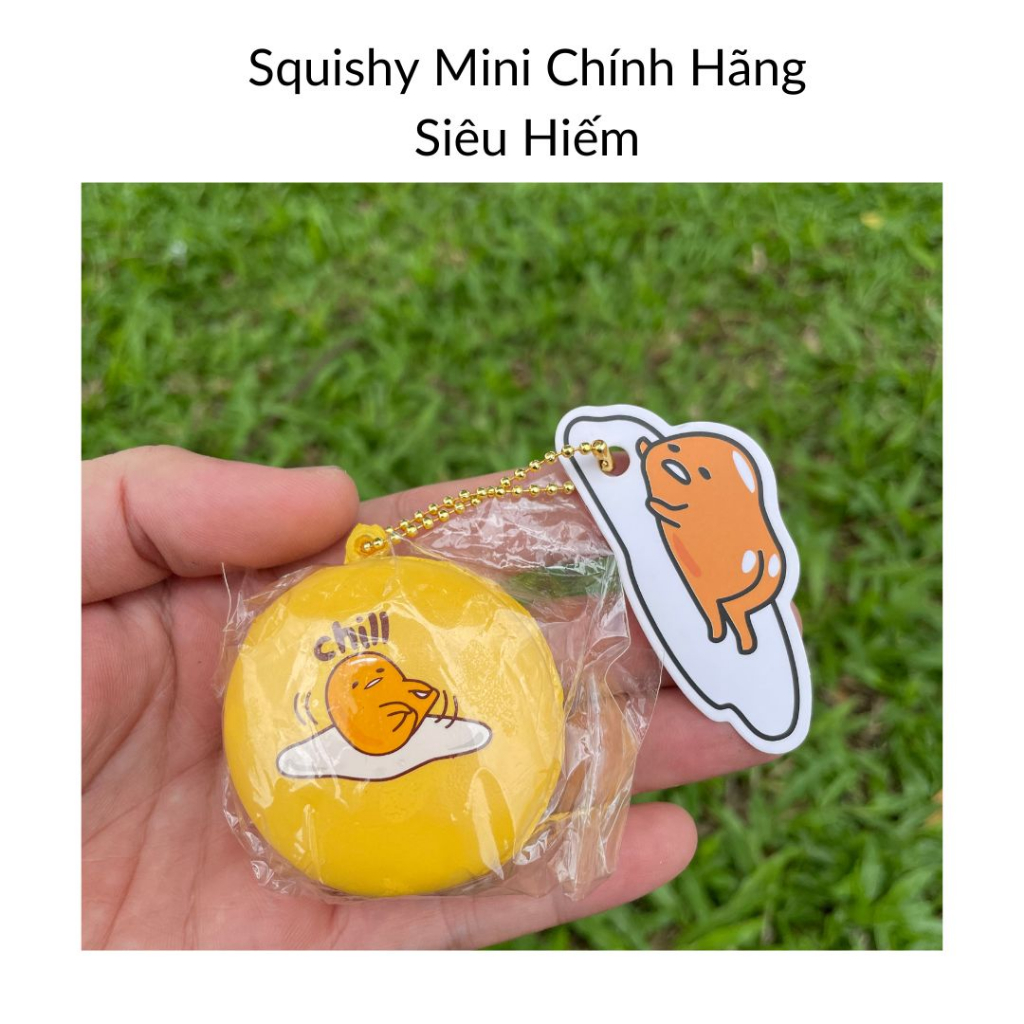 Đồ chơi squishy chính hãng bánh mochi đồ chơi bóp tay giảm stress căng thẳng chậm tăng 5cm