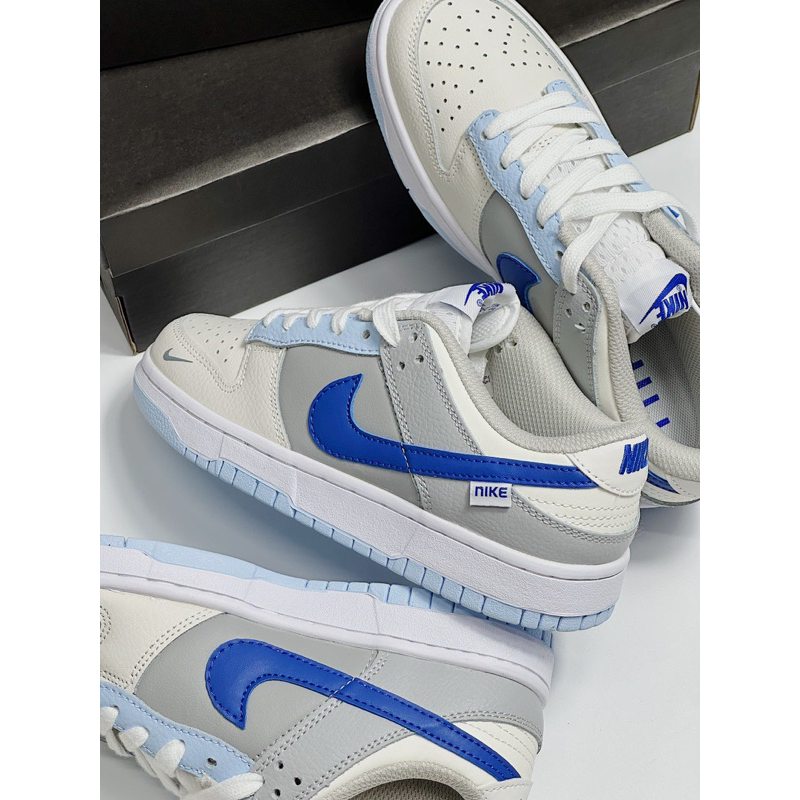 JDK STORE_Giày Sneaker SB Ivory Hyper Royal White Blue