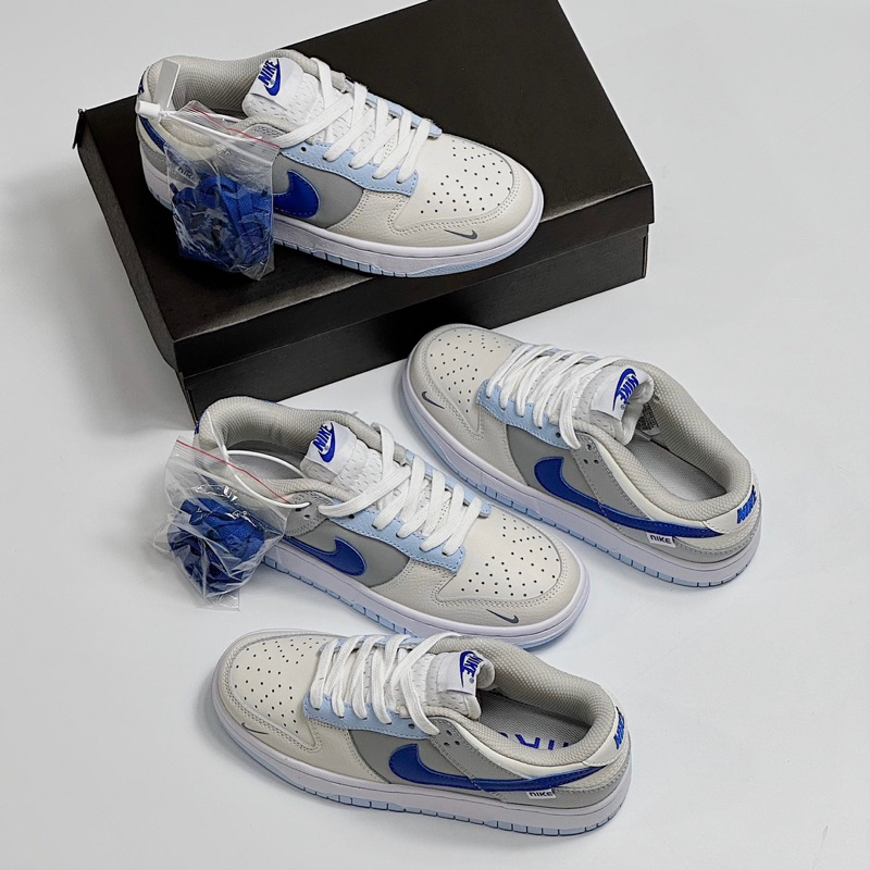 JDK STORE_Giày Sneaker SB Ivory Hyper Royal White Blue
