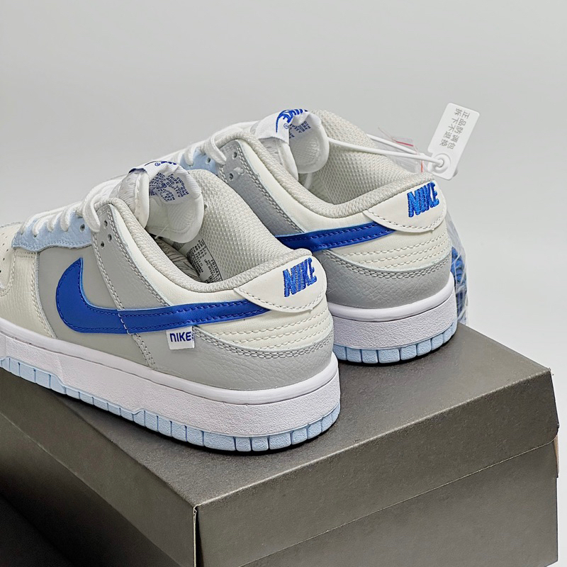JDK STORE_Giày Sneaker SB Ivory Hyper Royal White Blue