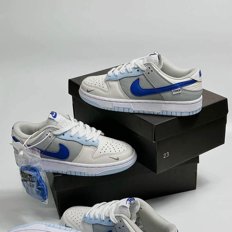 JDK STORE_Giày Sneaker SB Ivory Hyper Royal White Blue