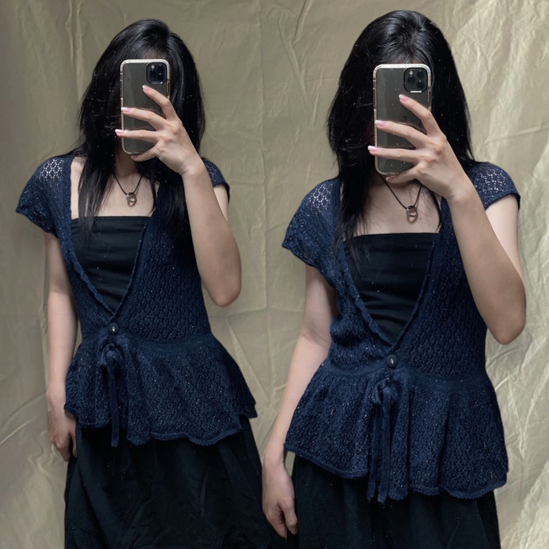 Áo lưới si nhật , hàn crochet