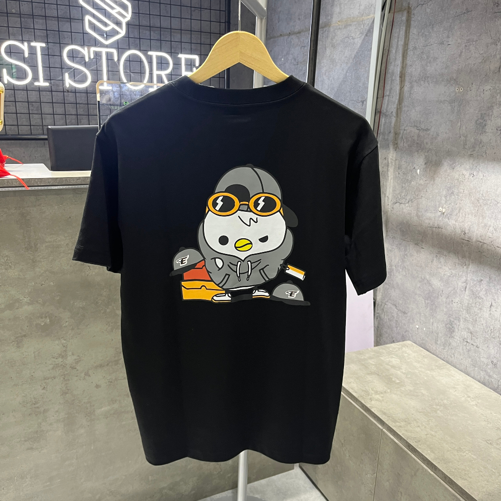 Áo Thun New Era Hoodie Chicken Black / Đen *Chính Hãng*