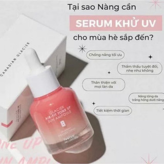  Tinh chất Chống Nắng Nâng Tone Serum Lovelycc Pink +Tinh Chất Feelxo Glacier Air-Fit Tone Up Sun SPF 50+ PA++ 