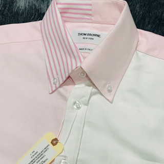 Áo sơ mi Thom browne xanh trắng sọc, đẳng cấp