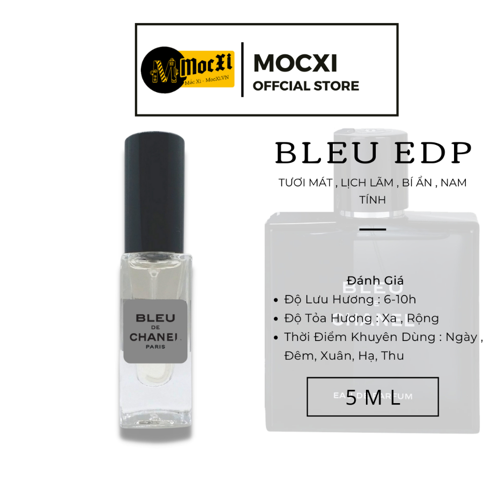 Nước Hoa Nam 𝗕𝗹𝗲𝘂 𝗗𝗲 𝗖𝗵𝗮𝗻𝗲𝗜 - Hương Thơm Chuẩn Lưu Hương Lâu