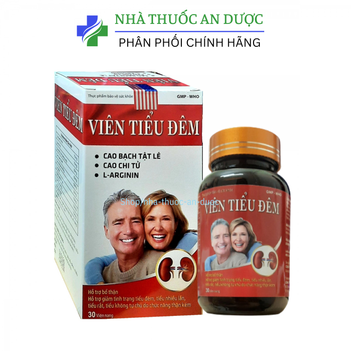 Viên tiểu đêm hộp 30 viên giảm tiểu đêm, tiểu nhiều lần, tiểu rắt, tiểu không tự chủ.